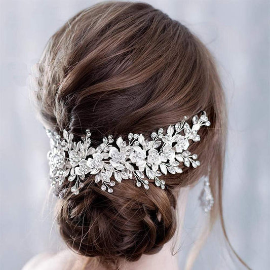 Bridal Rhinestone Hair Comb Clip - HER SHOP