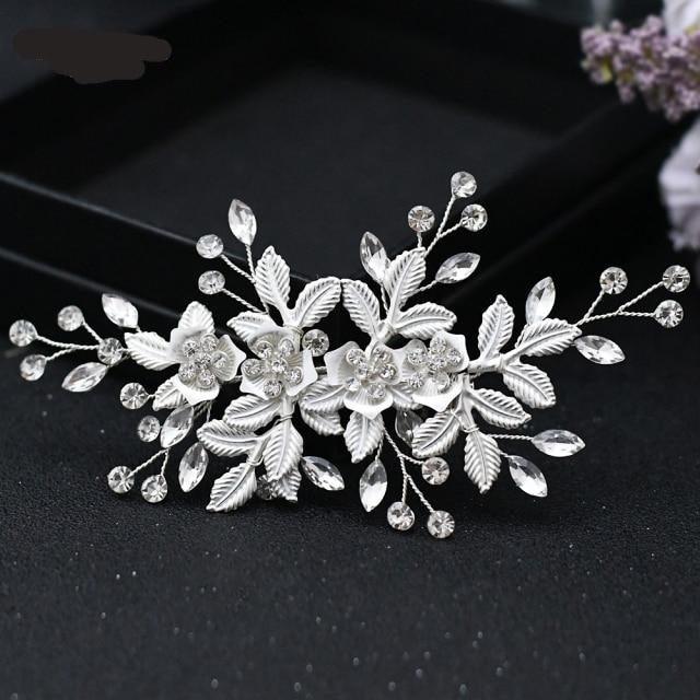 Bridal Rhinestone Hair Comb Clip