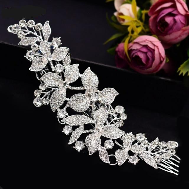 Sparkling Bridal Headband – Alloy & Rhinestone Design