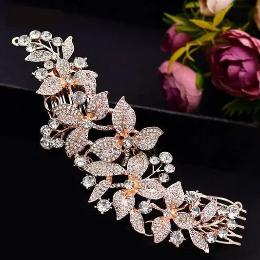 Sparkling Bridal Headband – Alloy & Rhinestone Design - HER SHOP®