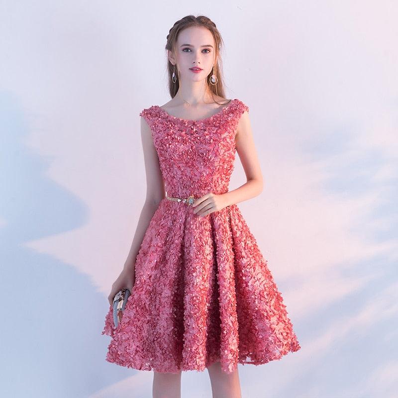 Knee-length A-Line Prom Dress HER SHOP Knee-length A-Line Prom Dress HER SHOP