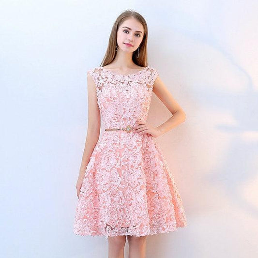 Knee-length A-Line Prom Dress - HER SHOP