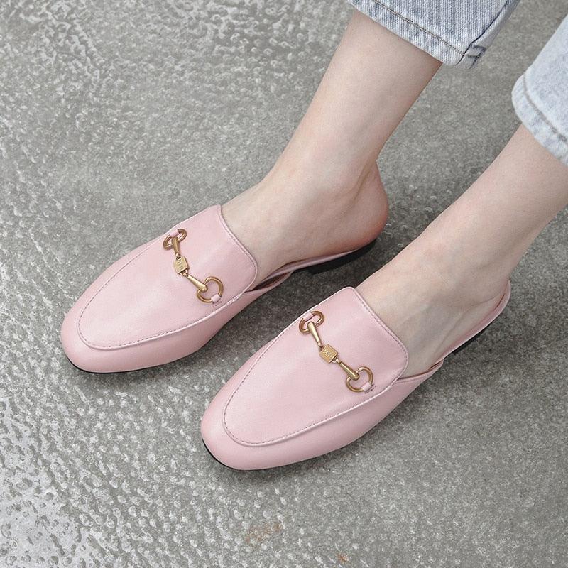 Brand Genuine Leather Slipper