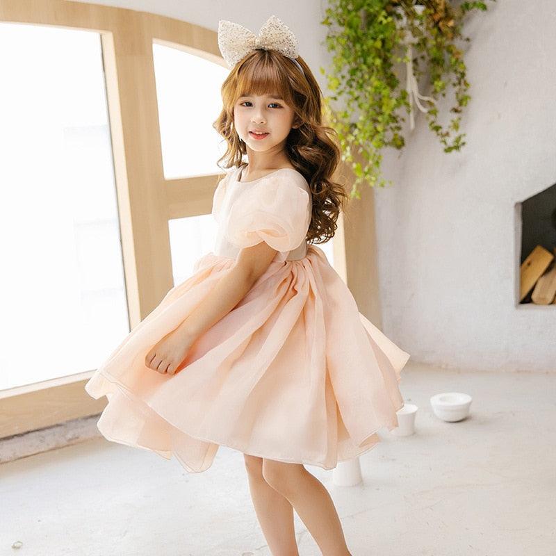 Tulle Long Flower Girl Dresses / Party Dresses