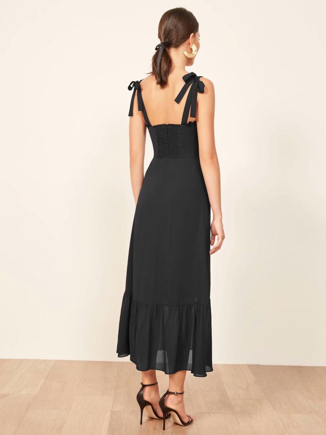 Women Elegant Spaghetti Strap Dress