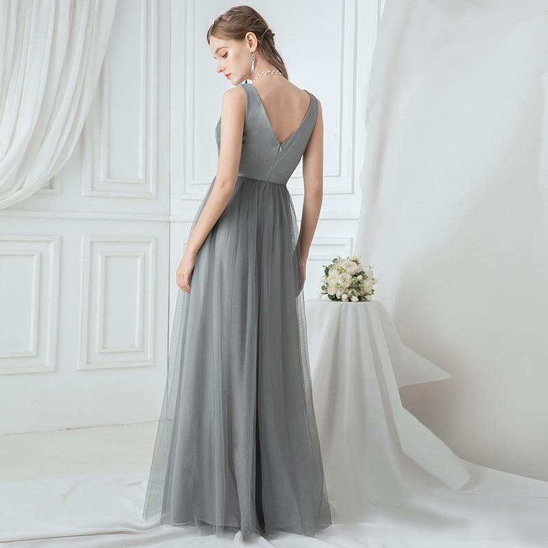 Elegant Shining Sequin Appliques A Line Bridesmaid Dresses