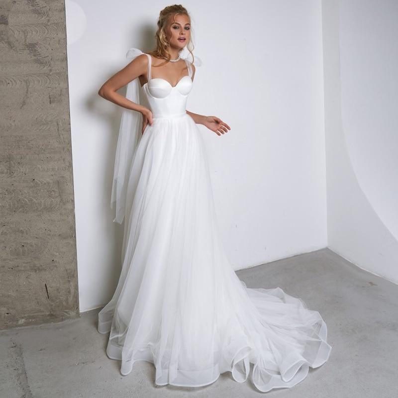 Custom Made Simple A-Line Sweetheart Wedding Dress Sexy Backless Bea HER SHOP Custom Made Simple A-Line Sweetheart Wedding Dress Sexy Backless Bea HER SHOP