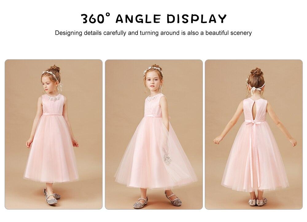 Girls Princess Elegant Party Dress