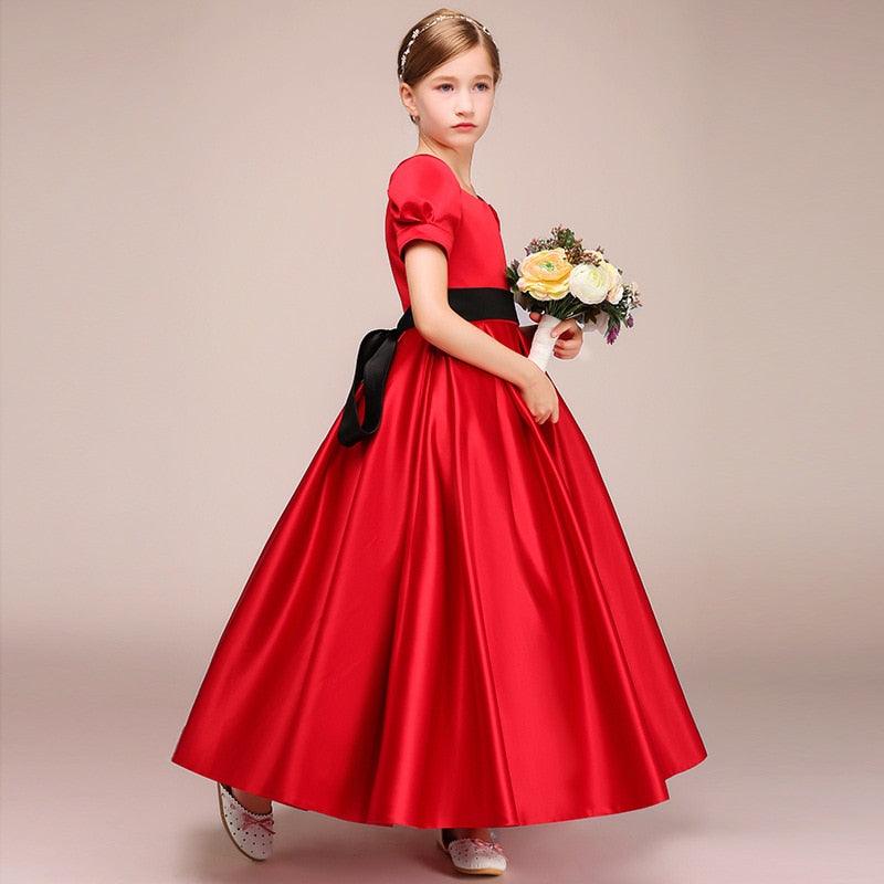 vintage flower girl dresses Long Sleeve A-line Communion Dress 2351 Pre-Order 2-3 years / Cappuccino/ Rose AsPicture (RosyBrown) The contrast of colors gives a touch of vintage but modern too Vintage Mauve Flower Girl Dresses