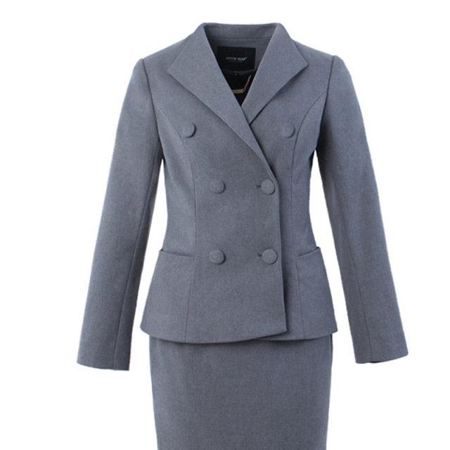 High-End Professional Female Boss Formal Dress Suit – Elegant and Sophisticated Business Attire
