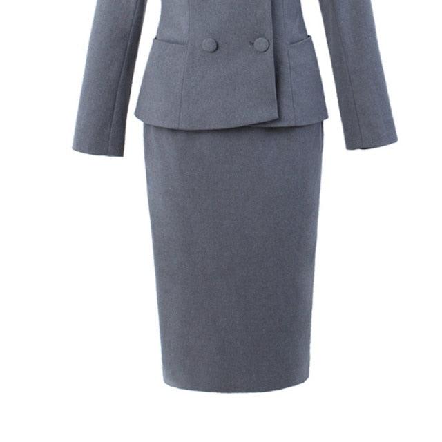 High-End Professional Female Boss Formal Dress Suit – Elegant and Sophisticated Business Attire