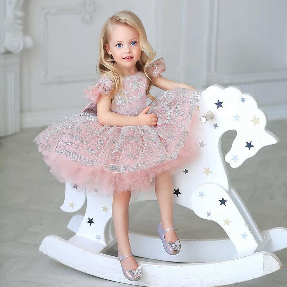 Cute Baby Girl Pictures Pink Dress Delia Dusty Pink Baby Dress – A