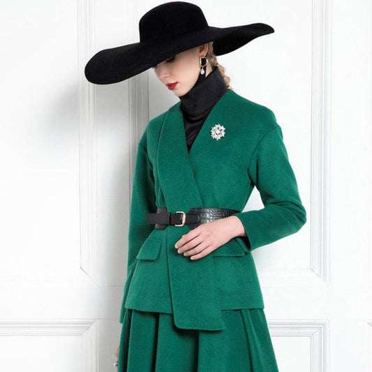 High-End Celebrity Temperament Professional Two-Piece President Suit – Elegant and Stylish Office Wear - HER SHOP