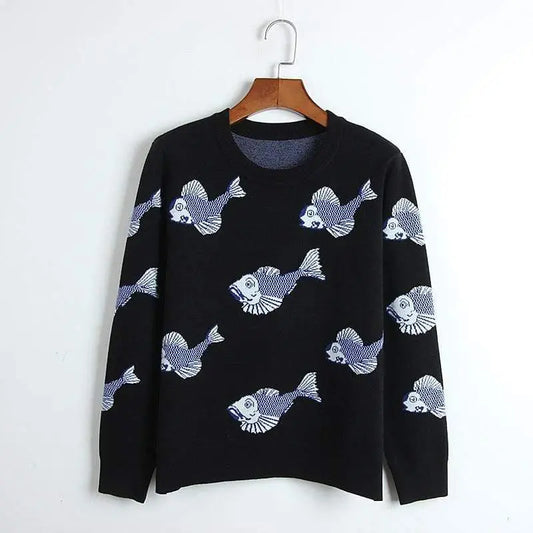 Fun and Unique Cartoon Knitted Women Sweaters Her Shop - HER SHOP®