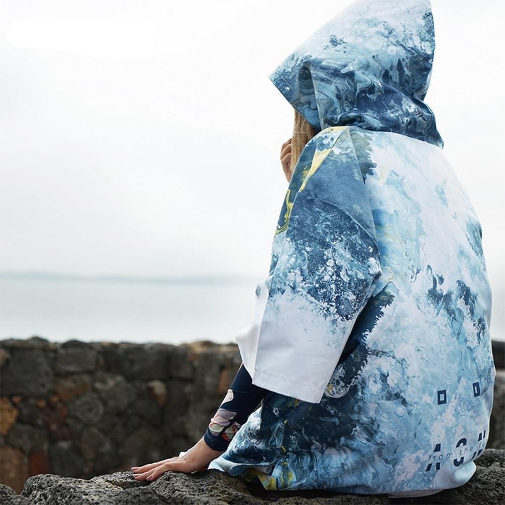 Quick Dry Sunscreen Beach Hooded Changing Robe - HER SHOP