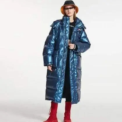 Winter New List Women Fashion Long Down Jacket Waterproof Windproof Hooded Parkas Her Shop - HER SHOP®