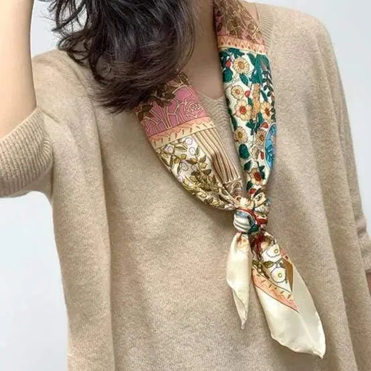 Women Fashion Scarves 100% Silk Scarf - HER SHOP®