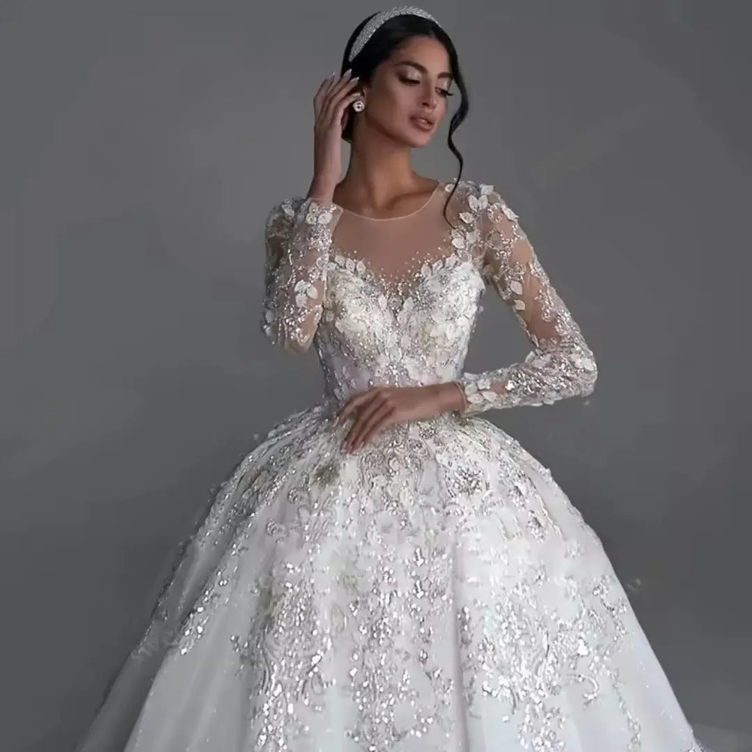 Long-Sleeve Wedding Dress: Timeless Elegance with a Modern Bridal Twist HER SHOP®