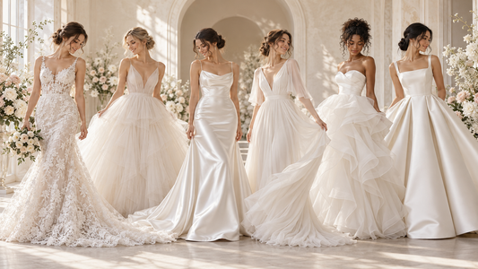 Wedding Dress Fabrics Guide: Lace, Tulle, Satin, Chiffon & More