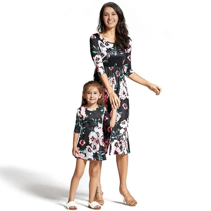 mom and daughter gowns mom daughter matching clothing — HER SHOP®