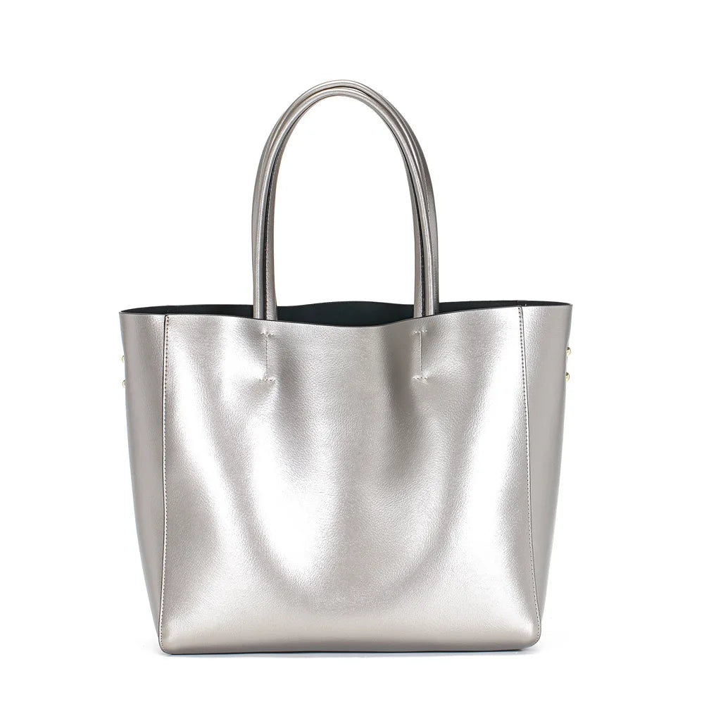 Alirattan Fashion Trend Most 2025 New Women Bags Cowhide Large Capacity Tote Bag Pleated Handbag Shoulder Armpit Bags — HER SHOP®