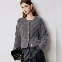 Women's Imitation Mink Wool Knitted Jacket