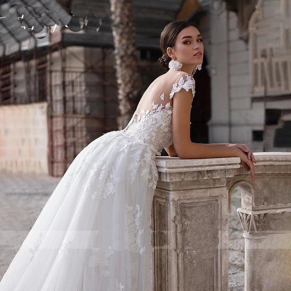 Custom Made Detachable Mermaid Wedding Dress Sweetheart Neckline, Ro HER SHOP Custom Made Detachable Mermaid Wedding Dress Sweetheart Neckline, Ro HER SHOP