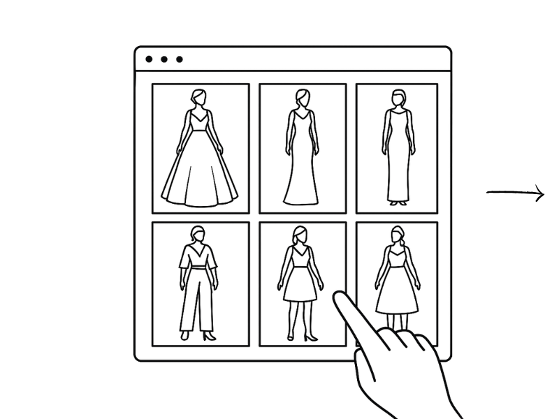 Pick the dress style