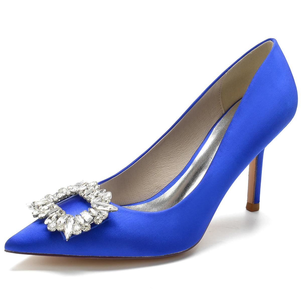 Elegant Crystal Brooch High Heels for Party, Prom, and Wedding