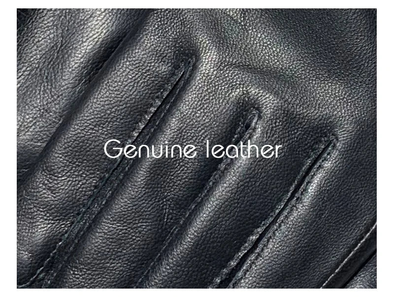 Luxury Fox Fur & Genuine Sheepskin Leather Gloves for Women – Winter Warm Driving Mittens with Real Fur Cuffs