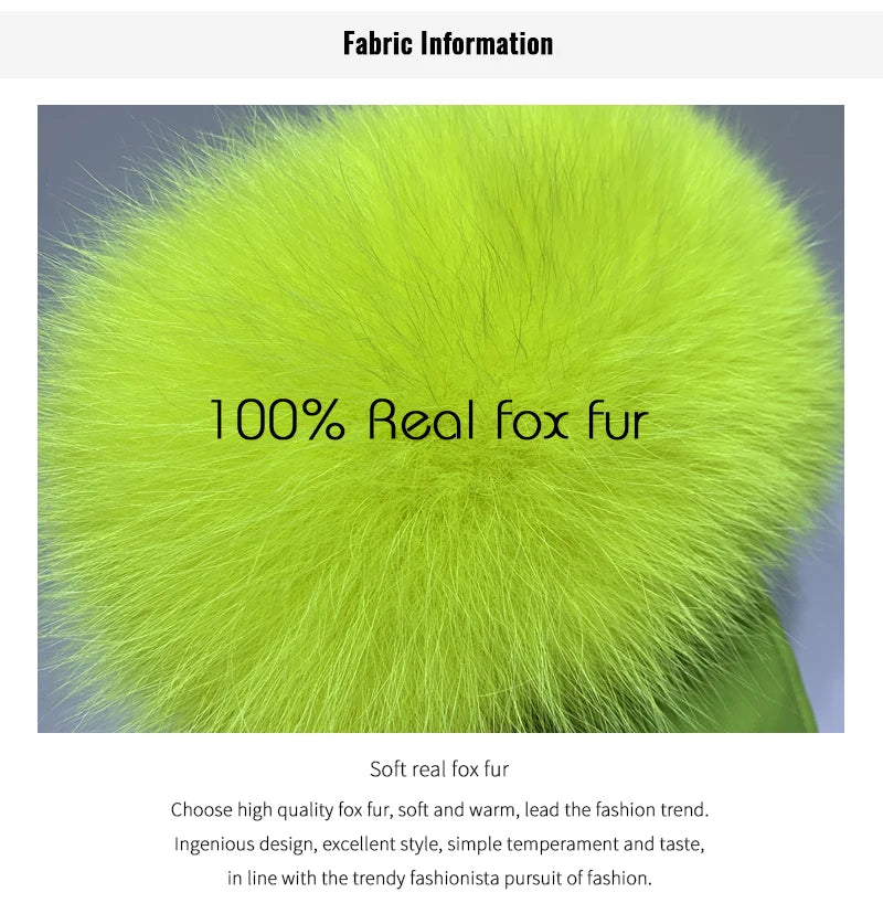 Luxury Fox Fur & Genuine Sheepskin Leather Gloves for Women – Winter Warm Driving Mittens with Real Fur Cuffs