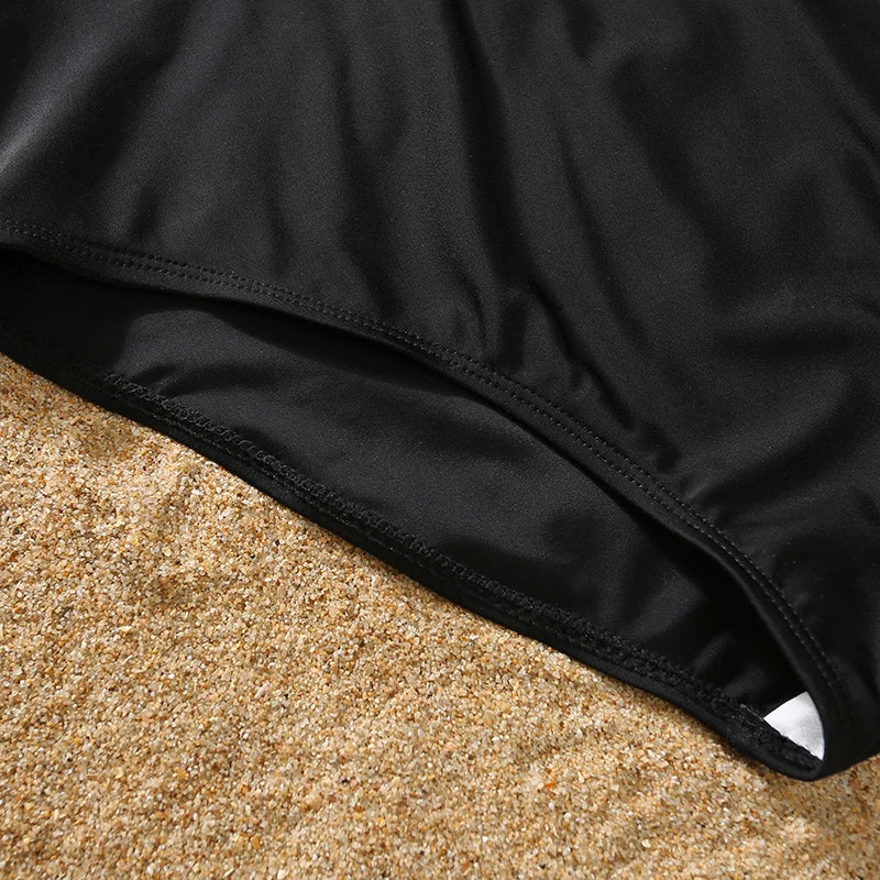 Family Matching Floral Swimwear – Mommy & Me Swimsuits and Men’s Boy Swim Trunks for Beach Holidays