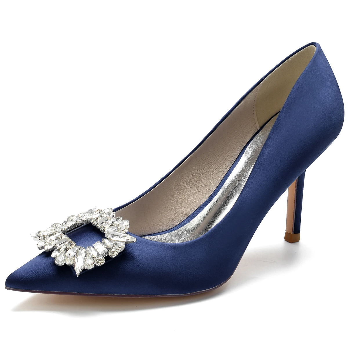 Elegant Crystal Brooch High Heels for Party, Prom, and Wedding