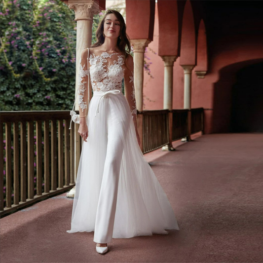 Jumpsuit Wedding Dress  - HER SHOP