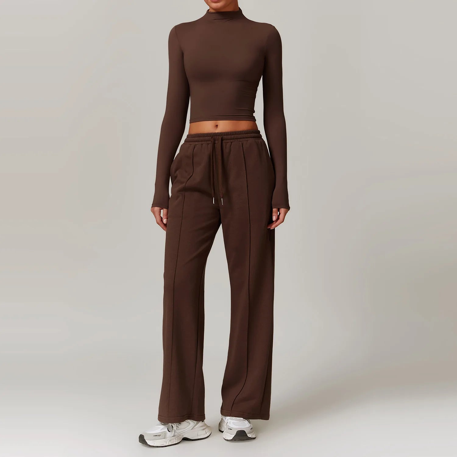 Sportswear 2 Pieces Yoga Set Gym Clothes Sportswear Yoga Suits For Women Fitness Set Tracksuits Sports Long Sleeved Gym Trousers