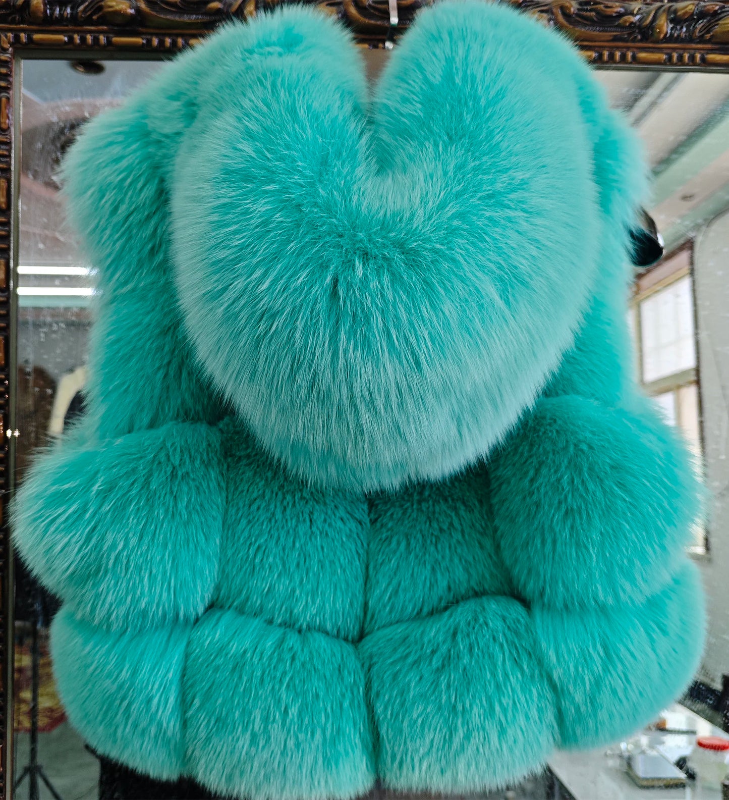 Real Fox Fur Vest Women's Genuine Silver Fox Short Jacket Sleeveless Hooded Fashion Casual Coats