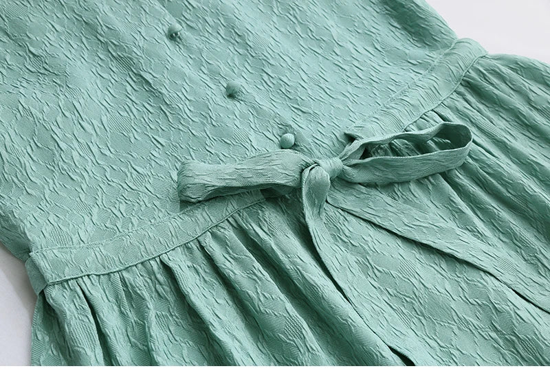 19 Momme Real Silk Elegant Fashion Dresses For Women 2026 Summer V-neck Short Sleeve Drawstring Office Lady Long Dress A-line