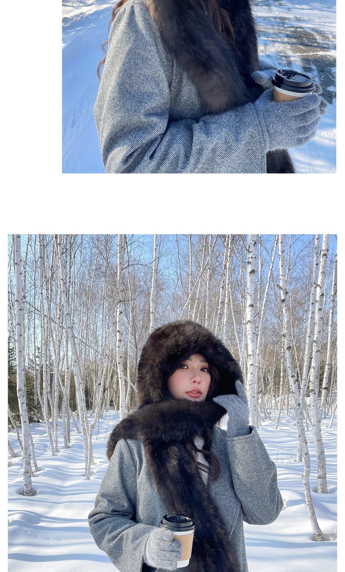 2025 Lady Real Sable Fur Hat Scarf Winter Warm Fluffy 100% Natural Sable Fur Hat Scarves Women Knitted Genuine Fur Cap Shawl