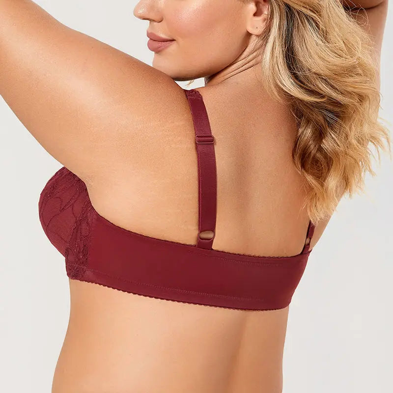 Front Button Women Bras Lady underwear Lace Summer Full Cup Thin Underwire Bras