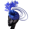 Fashion Sinamay Fascinator Hat - Elegant Floral Feather  display picture 1
