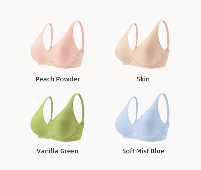 Seamless Push Up Bra for Women Wireless Padded Smooth Invisible Comfortable Bra Woman Breathable Bralettes Woman MX179