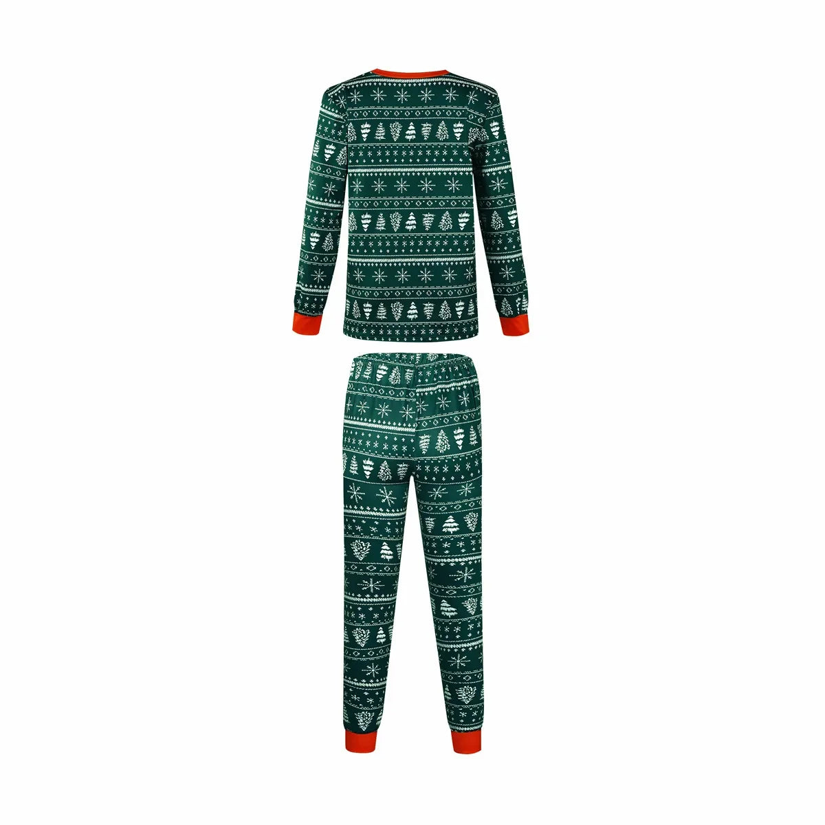 Christmas 2025 Family Matching Outfits Allover Print Mom Dad Kids 2 Pieces Pajamas Set Sleepwear Baby Romper Xmas Look Pyjamas