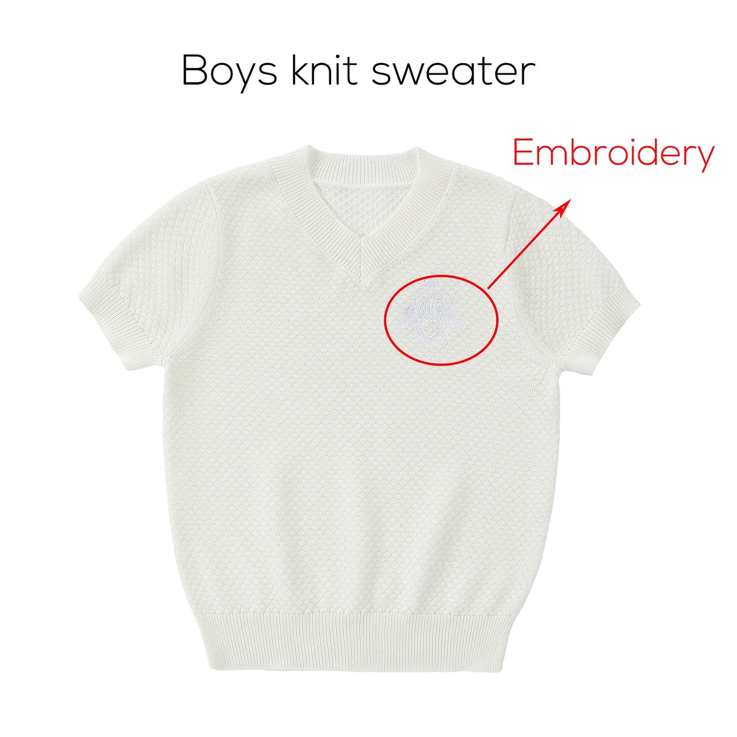 Spanish Sunset Collection SS26 Girls Puff Sleeves Dress Embroidery Sweater Boy V-neck Blazer Brothers Sisters Family Matching