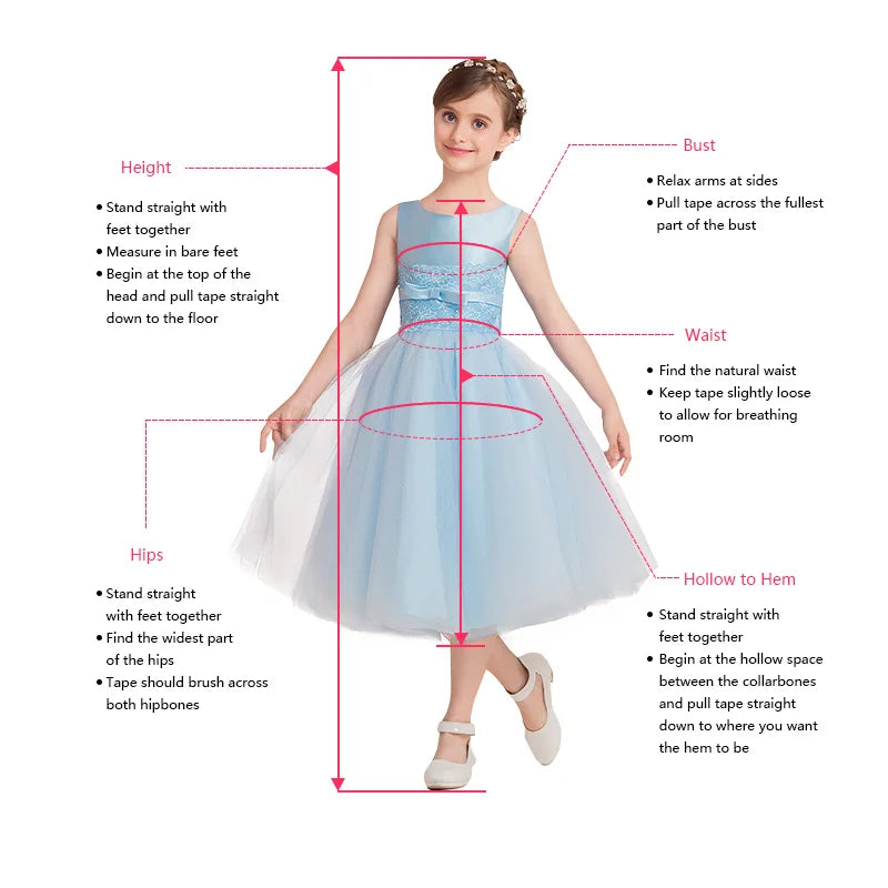 Luxury Ball Flower Girl Dress – High Neck Floor-Length Princess Gown for Wedding & Birthday Parties (Customized)