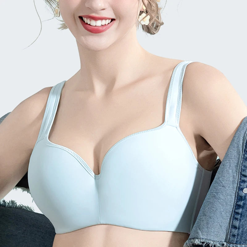 Womens Seemless Balconette Lightly Padded Push Up Bras Full Cup Support Underwire Female Lingerie 34 36 38 40 42 C D E F G H I J - HER SHOP