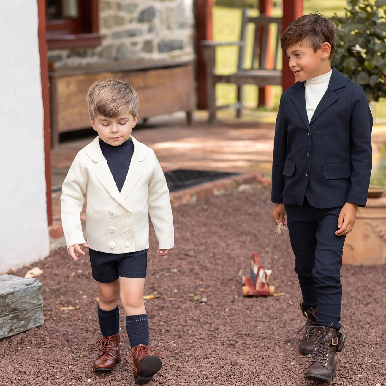 Family Matching Outfits with Girls' Velvet Dress, Baby Set, Floral Sweater & Boys' Overalls
