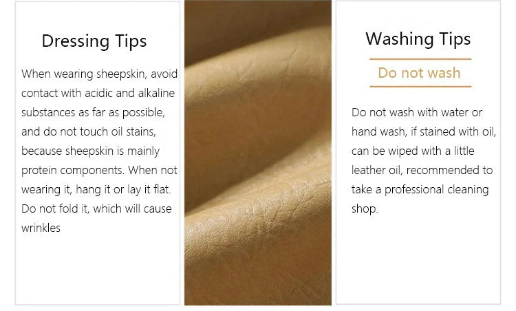 Fashion Short Split Sheepskin Leather Jackets