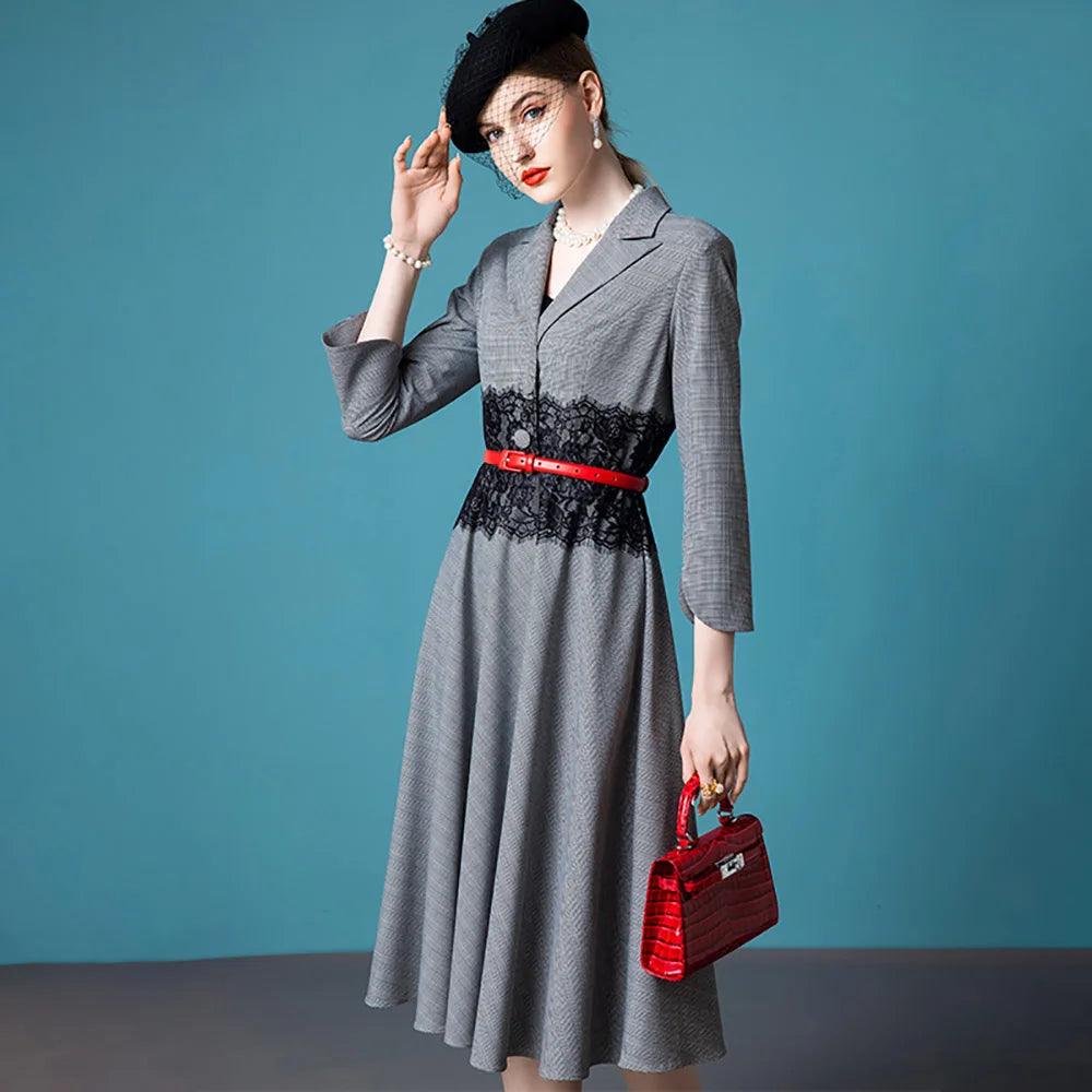 Autumn/Winter French Dress: High-End Light Luxury for Women's Professi HER SHOP Autumn/Winter French Dress: High-End Light Luxury for Women's Professi HER SHOP