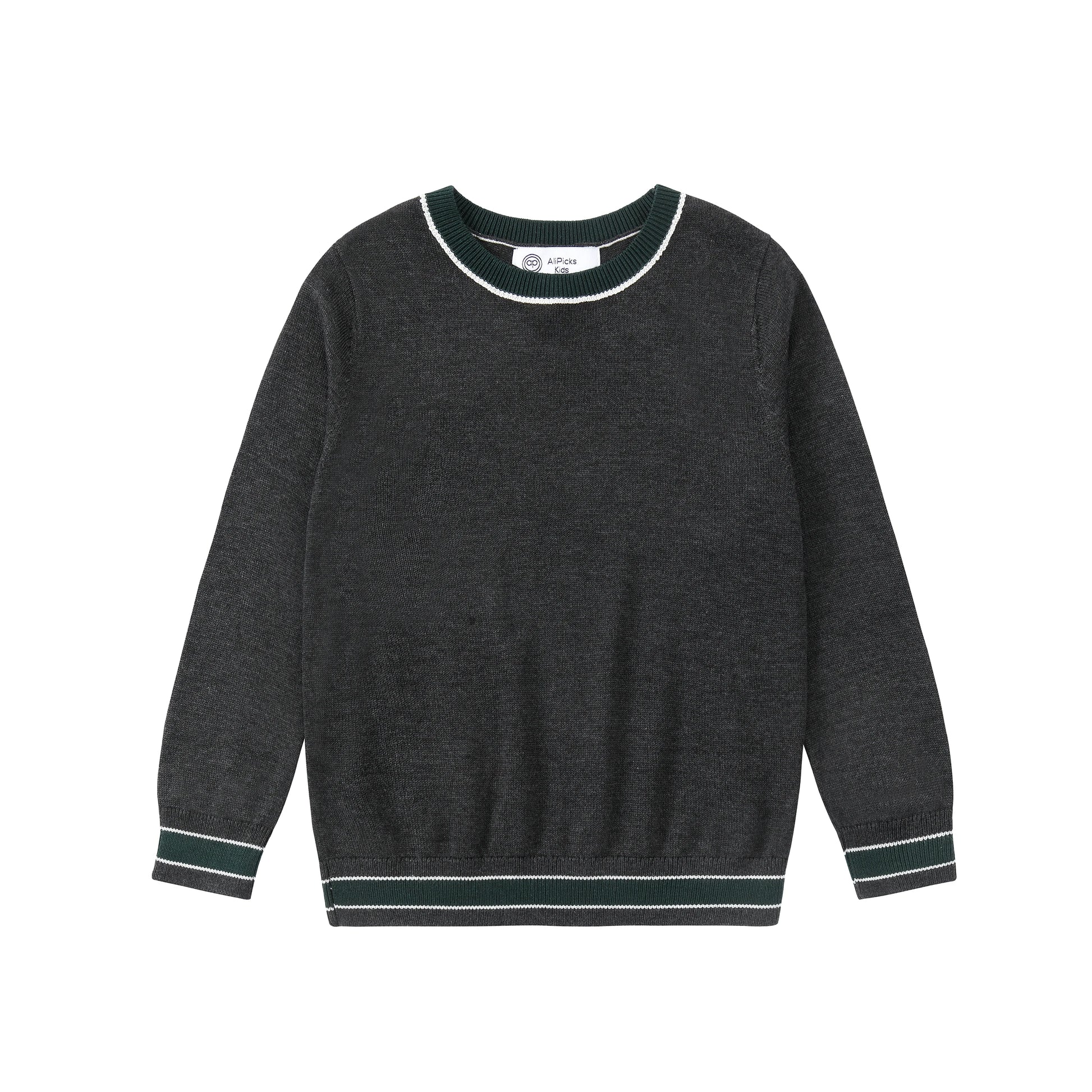 AP Tea Time Collection AW25 Girls Dress Boys Knitting Blazer Sweater Green Floral Cotton Family Matching Clothing