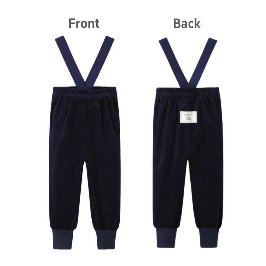 Family Matching Corduroy and Sweatshirt Outfits for Kids